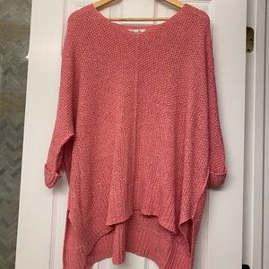 She and Sky pink sweater